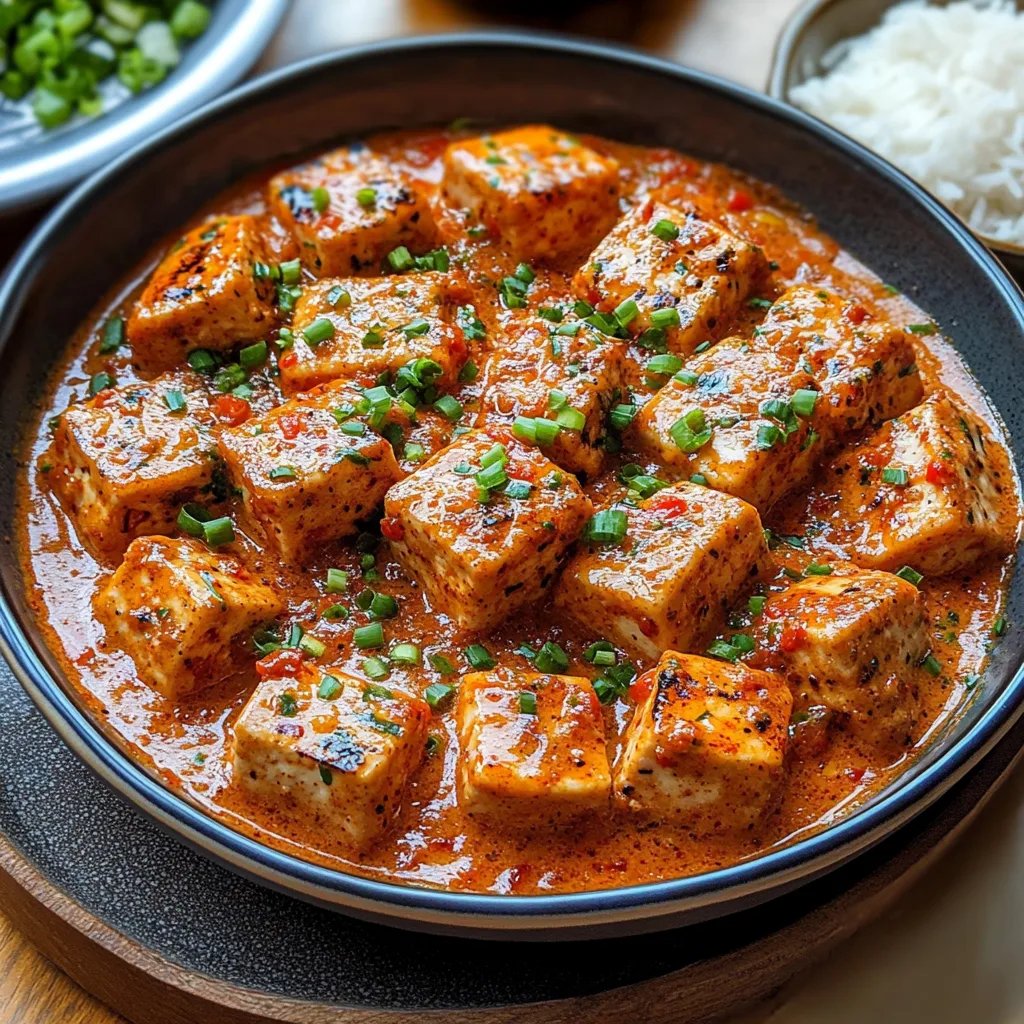 Spicy Tofu with Creamy Coconut Sauce: An Incredible 5-Star Recipe