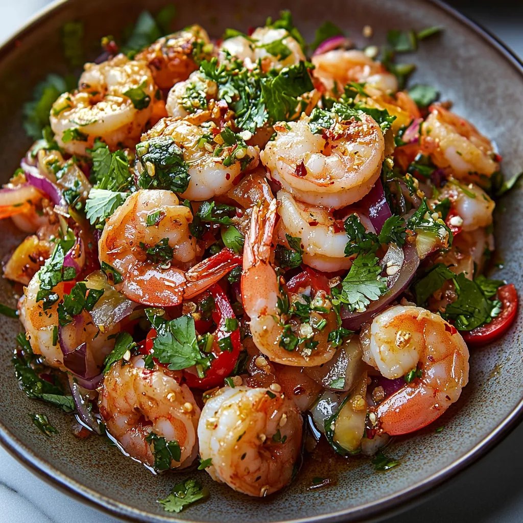 Cilantro Salad w/ Shallots & Shrimp Recipe: An Incredible Ultimate Dish for Any Occasion