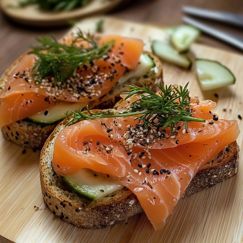 Smoked Salmon on Rye