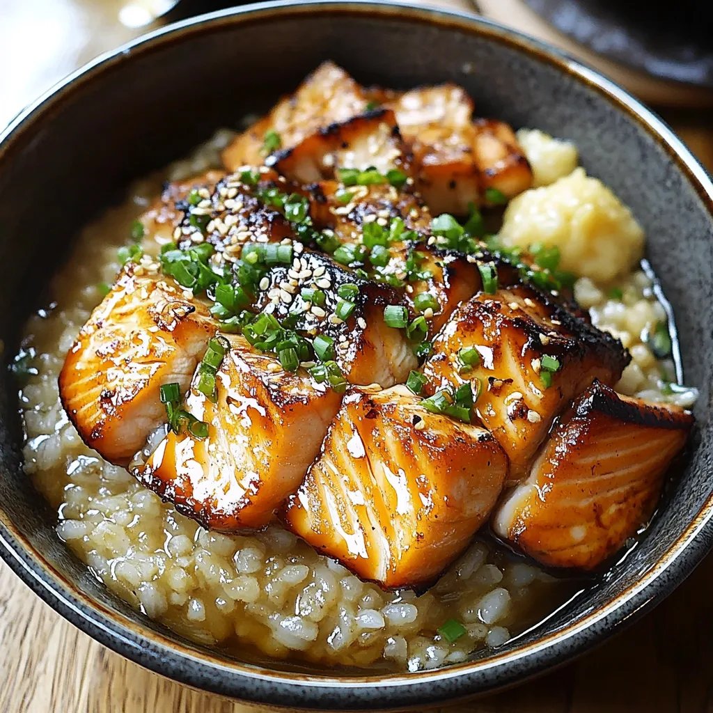 Japanese Style Risotto w/ Seared Salmon: An Incredible Ultimate Recipe