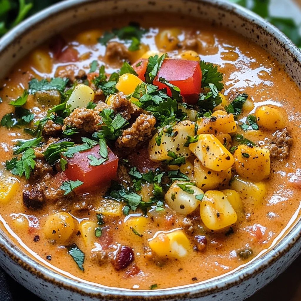 Creamy Taco Soup: An Incredible Ultimate Recipe for 7 Amazing Servings