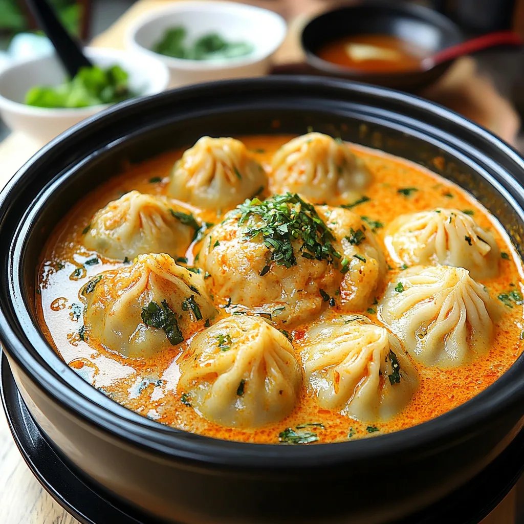 Soup Dumplings in Thai Red Curry Sauce: An Amazing Ultimate Recipe