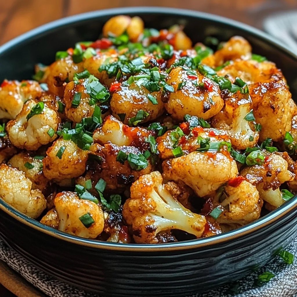 Sweet and Spicy Baked Cauliflower: An Incredible Ultimate Recipe