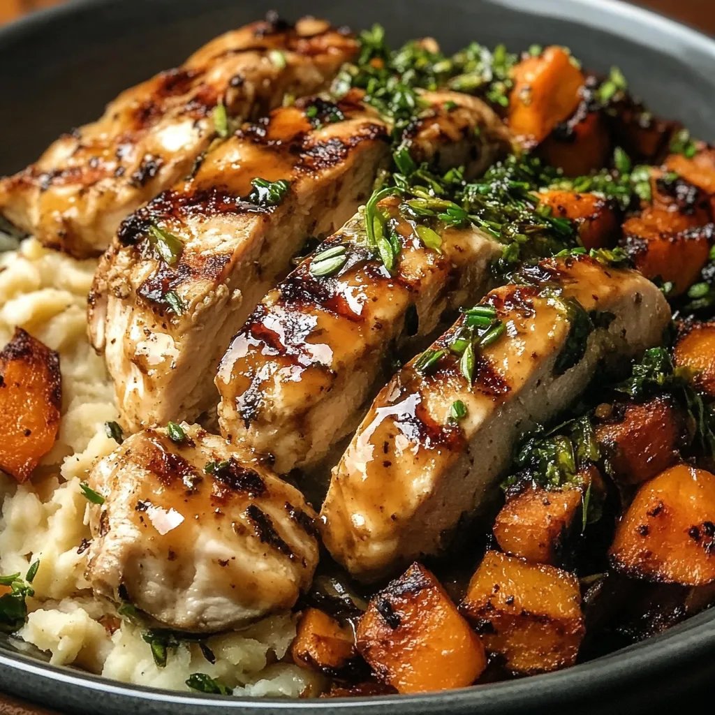 Maple Dijon Chicken & Roasted Sweet Potato Bowls: An Amazing Ultimate Recipe