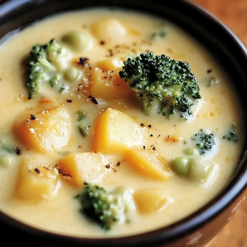 Broccoli Potato Cheese Soup