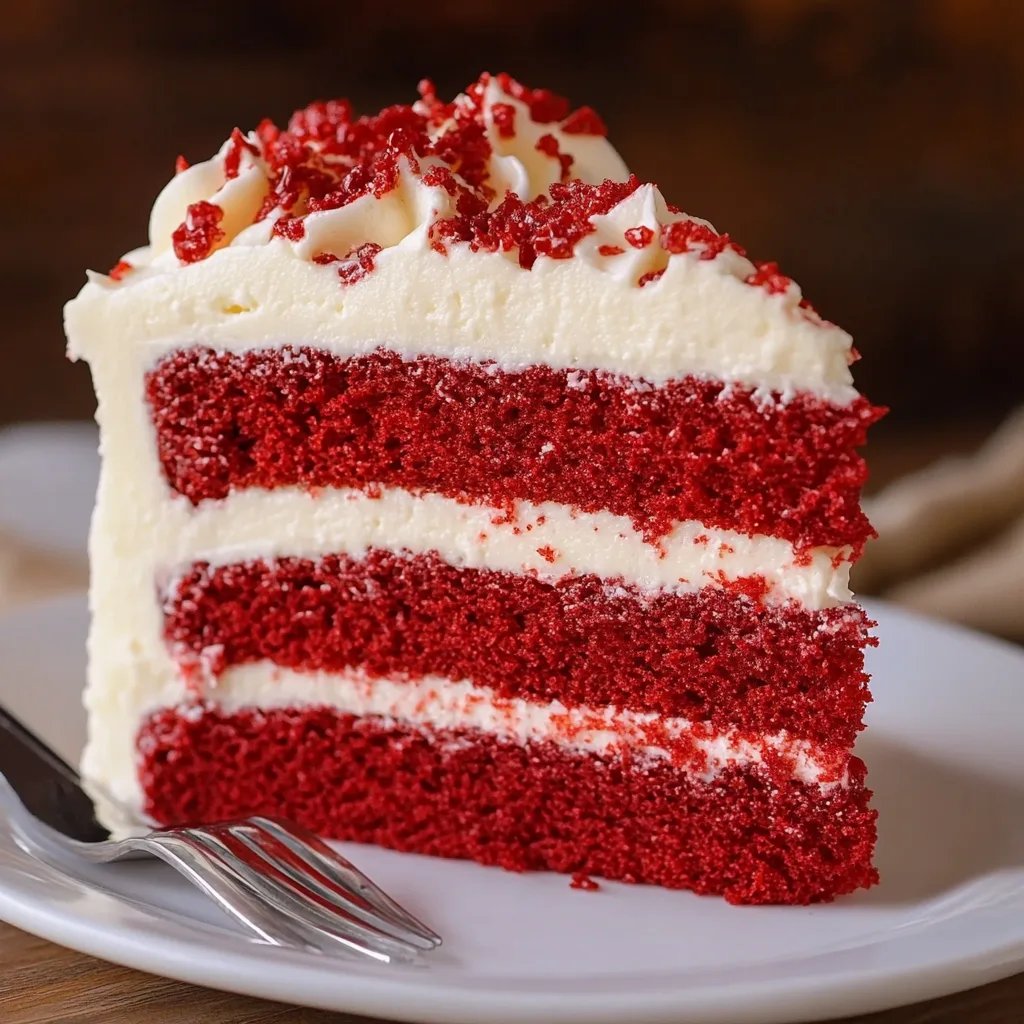 Very Moist & Soft Red Velvet Cake