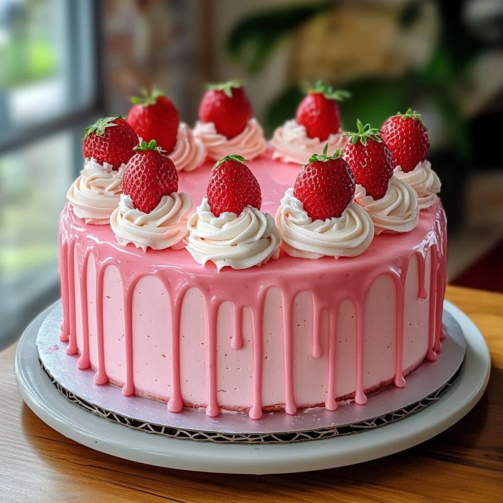 Barbie Pink Strawberry Cake with Cream Cheese Icing: An Incredible Ultimate Recipe