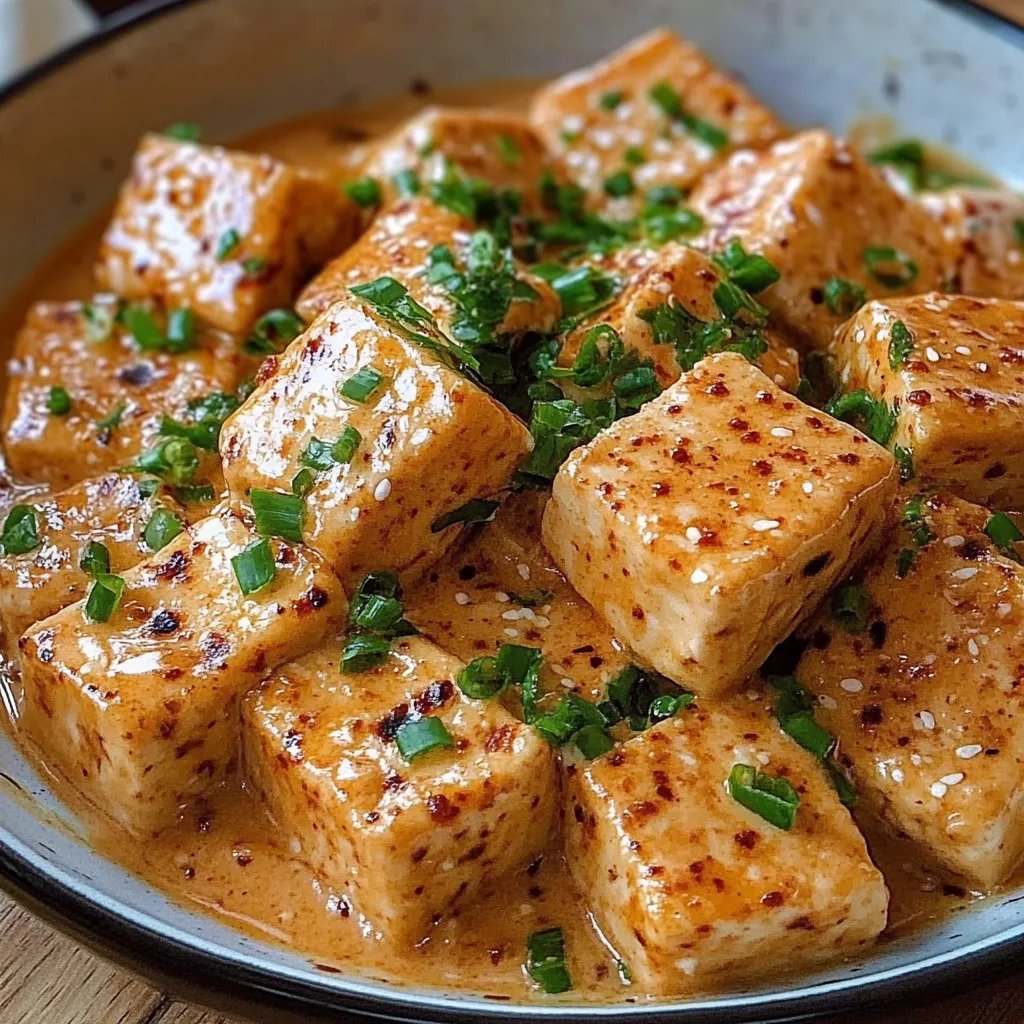 Spicy Tofu w/ Creamy Coconut Sauce: An Amazing Ultimate Recipe