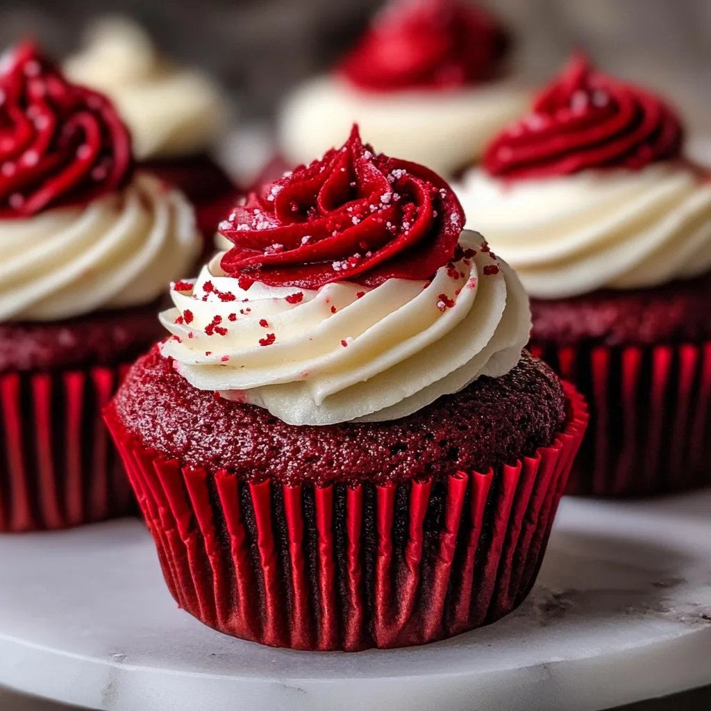 Homemade Red Velvet Cupcakes