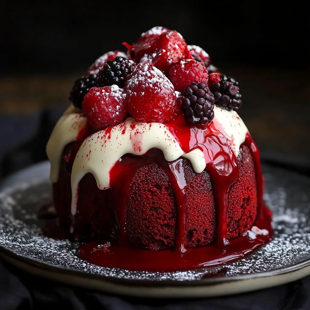 Red Velvet Lava Cake