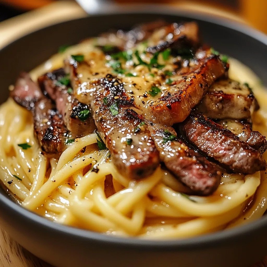 <p>Garlic Butter Steak Lightning Noodles: An Incredible 5-Ingredient Recipe</p>