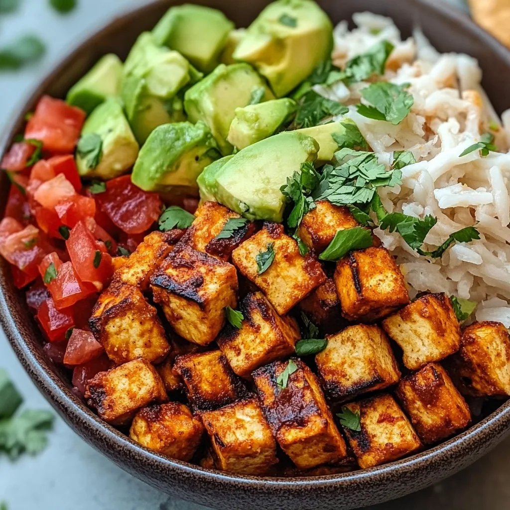 Spicy Baked Tofu Burrito Bowl: An Amazing Ultimate Recipe