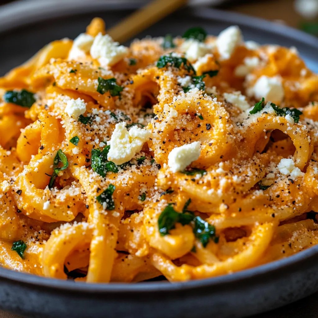Pumpkin Pasta w/ Feta: An Amazing Ultimate Recipe