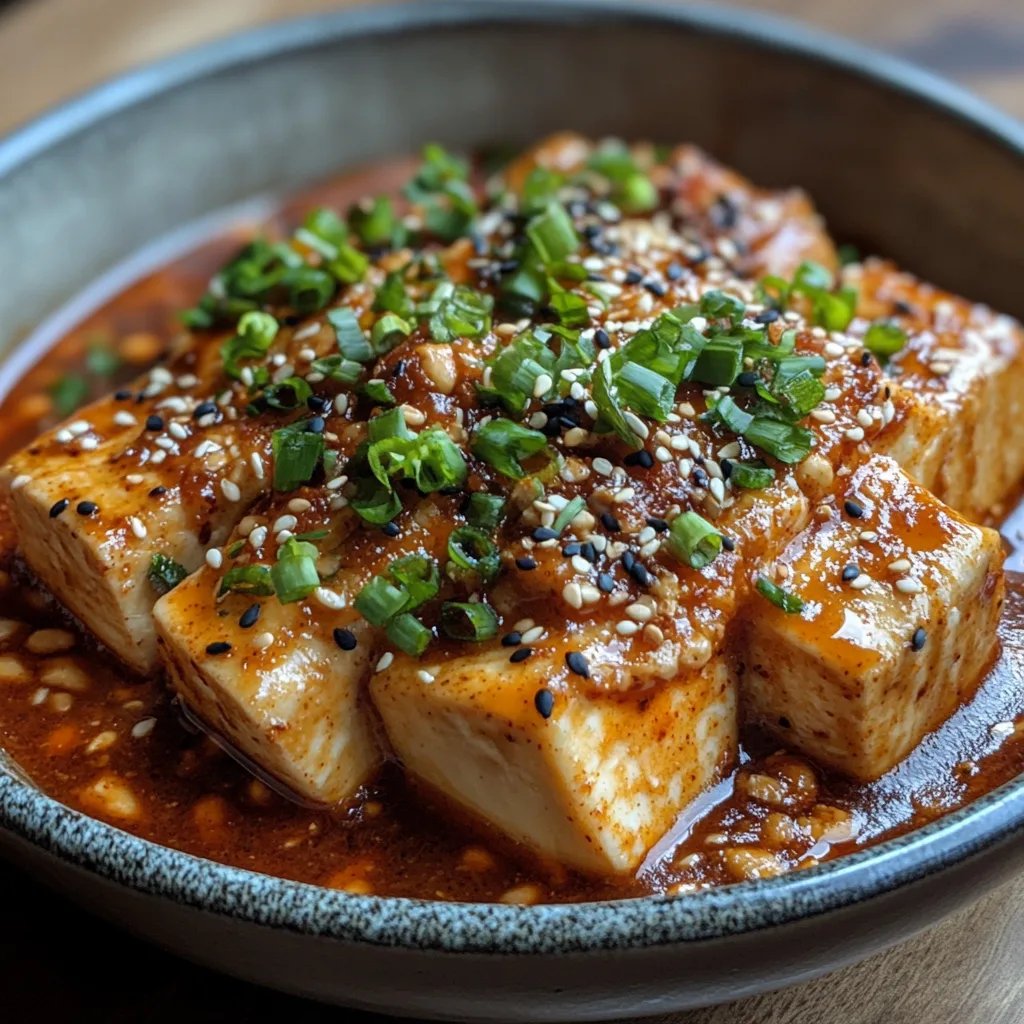 5-Minute Peanut Gochujang Tofu: An Incredible Essential Recipe