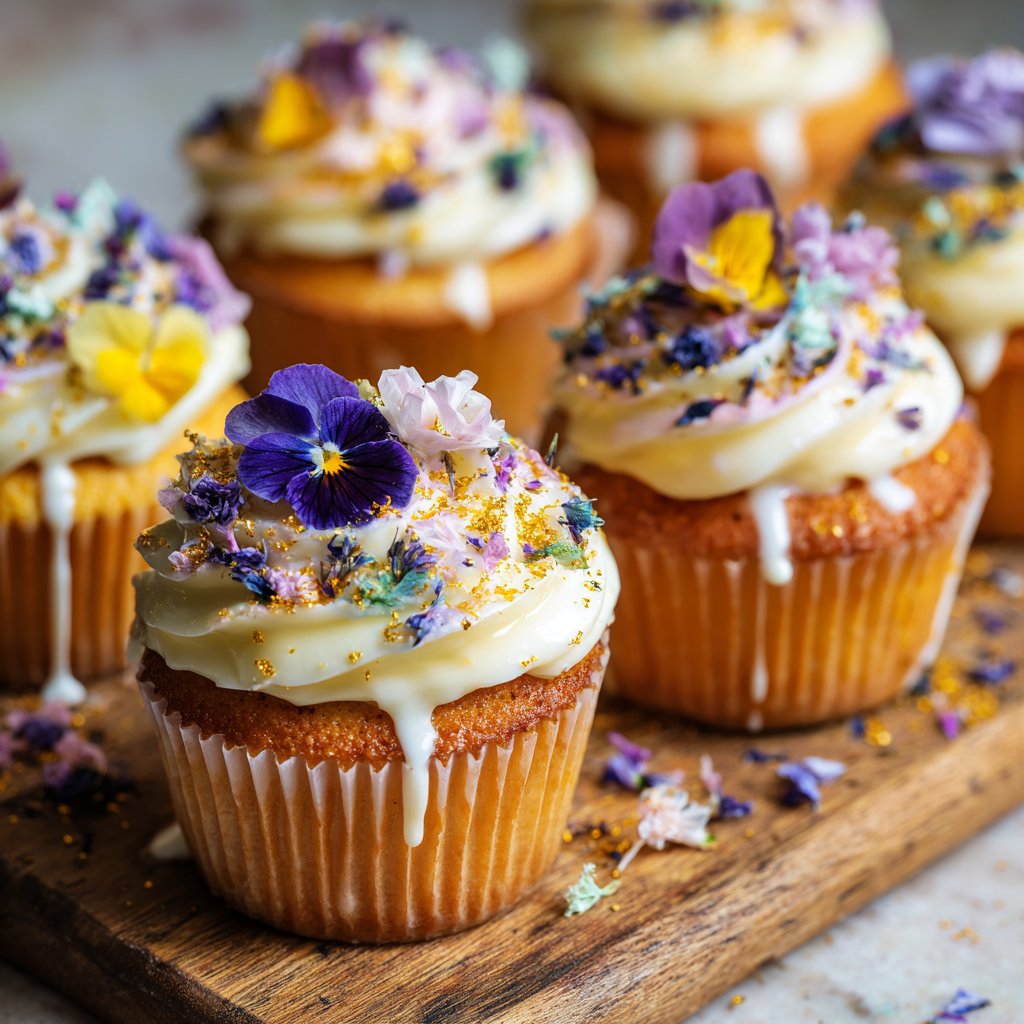 Baking Challenge: Floral Cupcakes