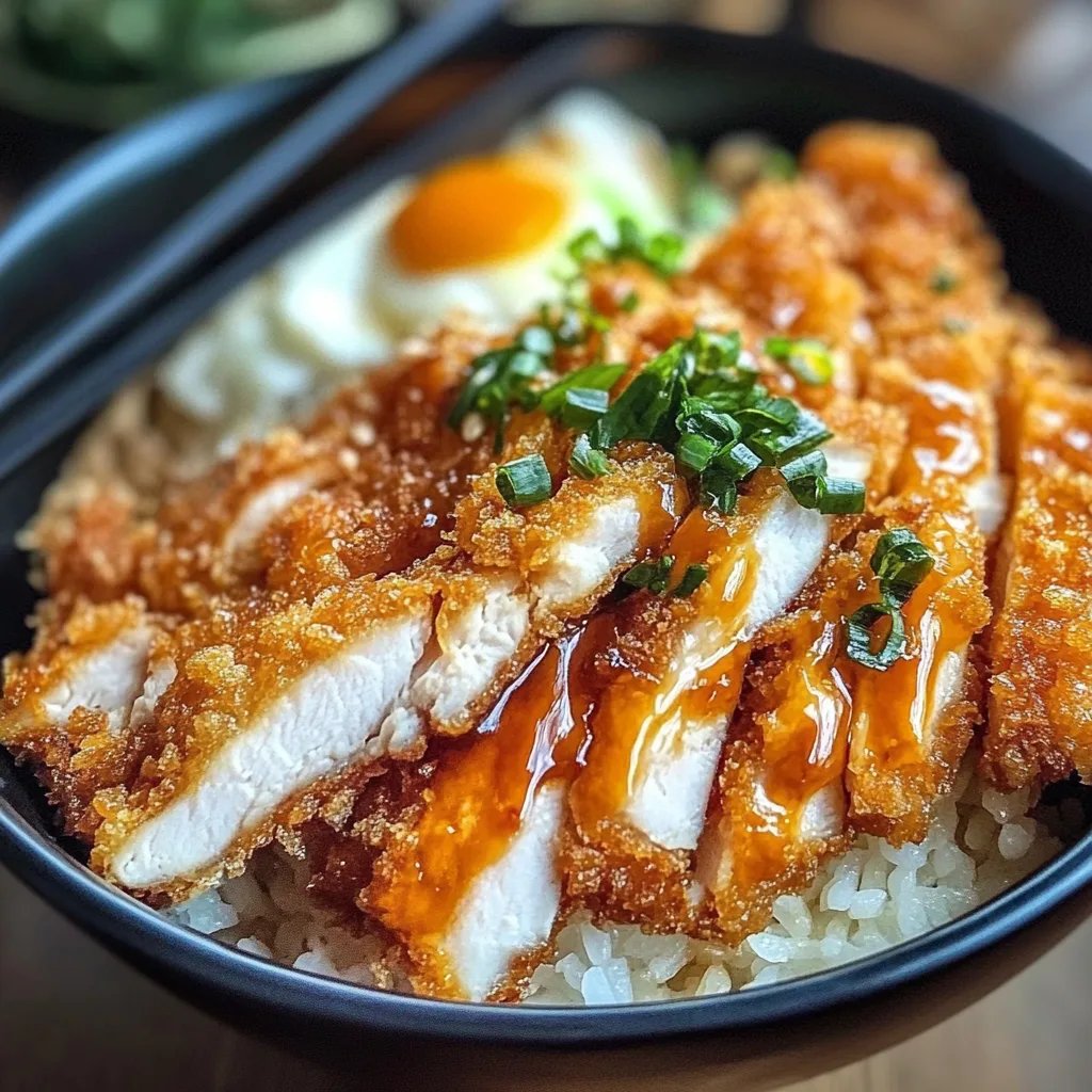 Crispy Chicken Katsu Bowls