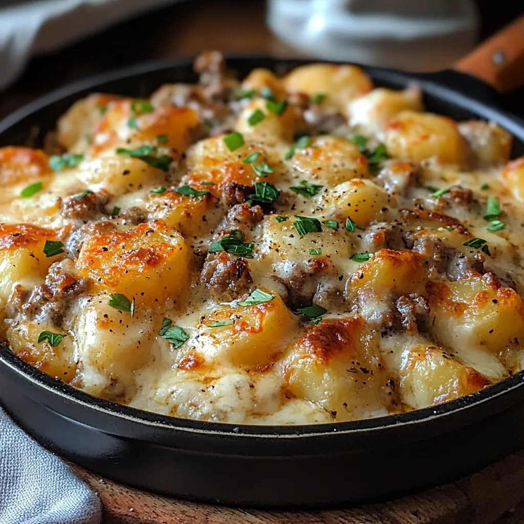 One-Pan Cheesy Meat & Potato Skillet: An Incredible Ultimate Recipe