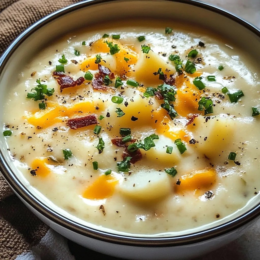 Creamy Cheesy Potato Soup