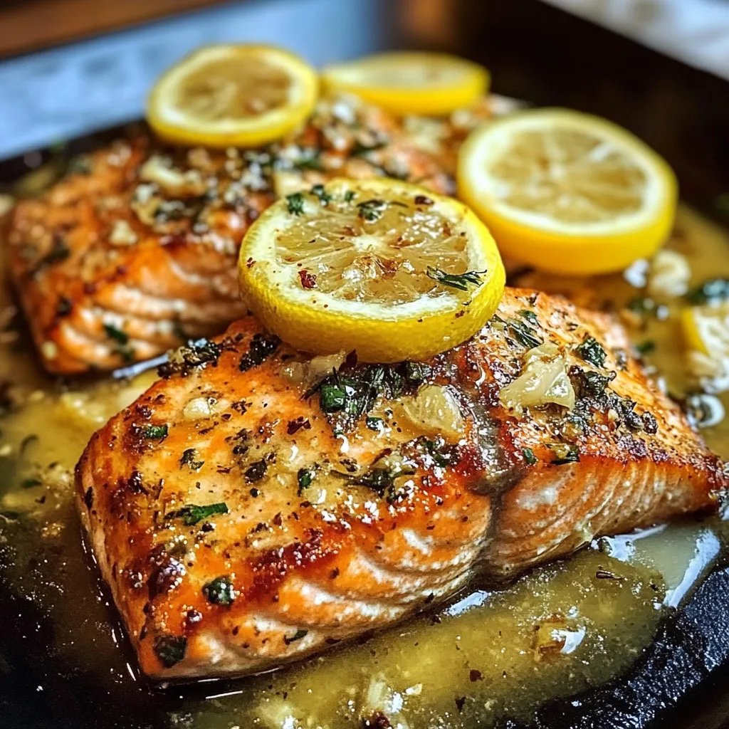 Garlic Butter Lemon Salmon