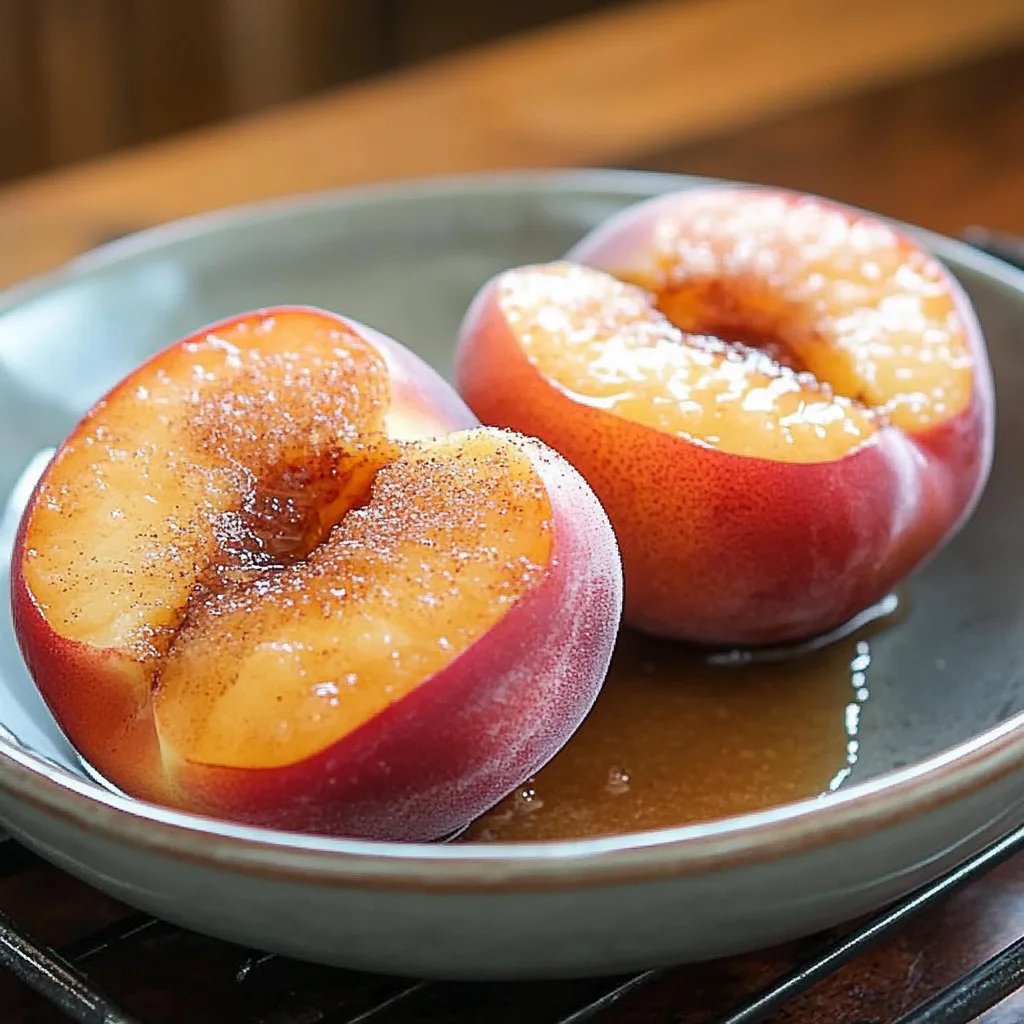 Baked Peaches w/ Brown Sugar & Cinnamon: An Amazing Ultimate Recipe