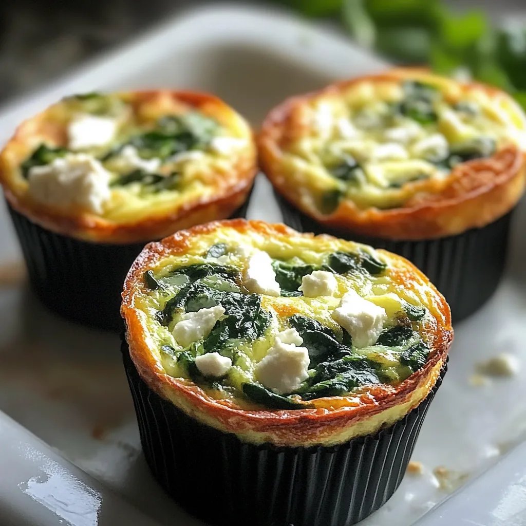 Quick & Healthy Egg Muffins w/ Spinach & Feta: An Incredible Ultimate Recipe