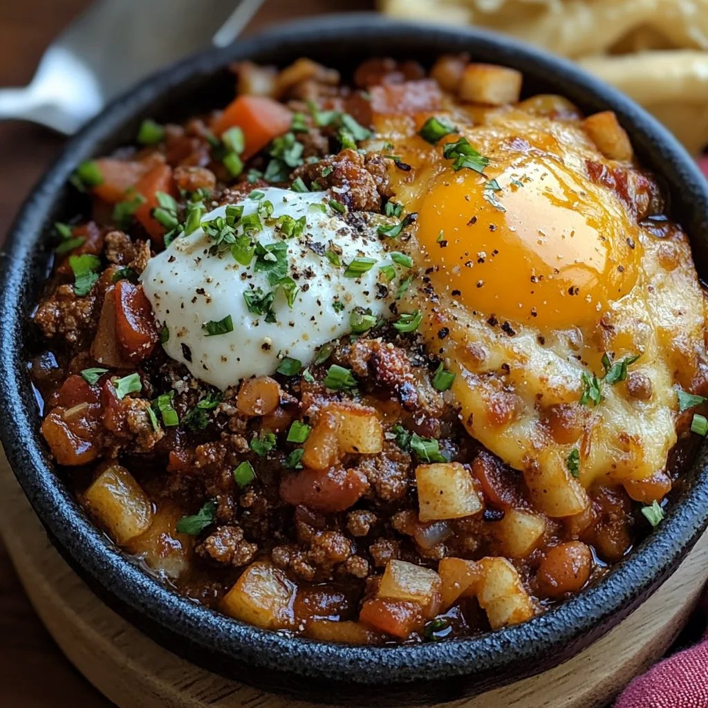 Bacon & Sausage Breakfast Chili: An Amazing Ultimate Recipe