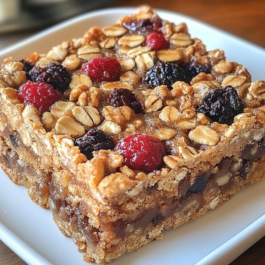 Oatmeal Bars Healthy Breakfast: An Incredible 5-Ingredient Recipe