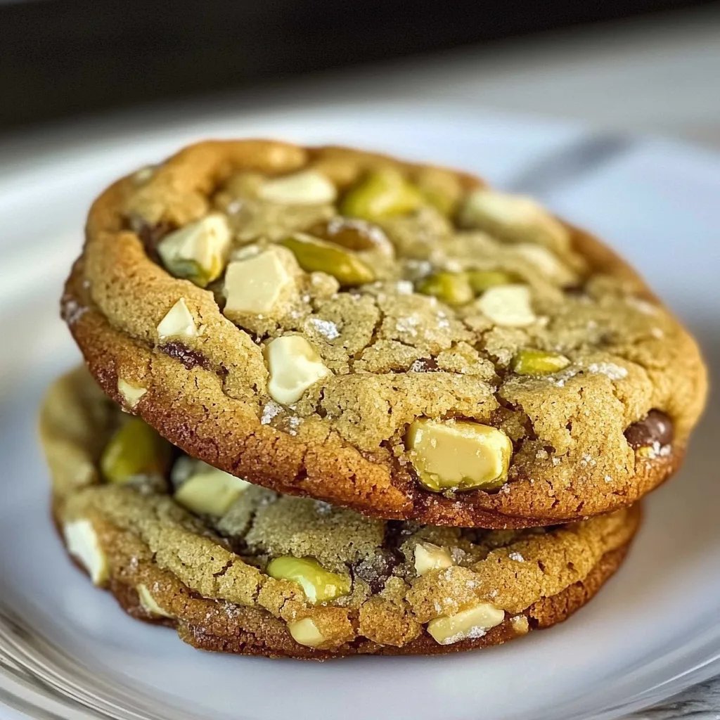 Soft & Chewy Pistachio Cookies