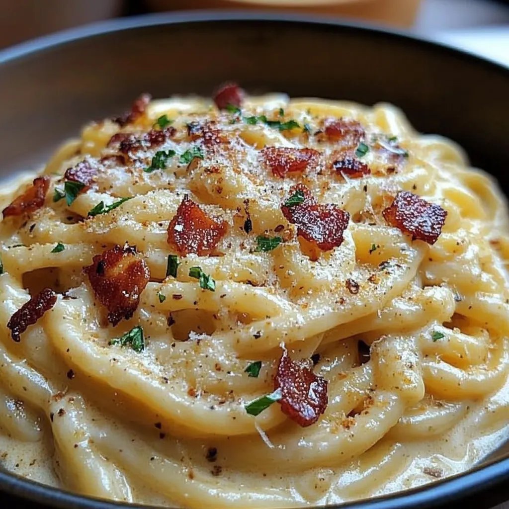 <p>Creamy Bacon Carbonara Pasta: The Incredible Ultimate Recipe</p>