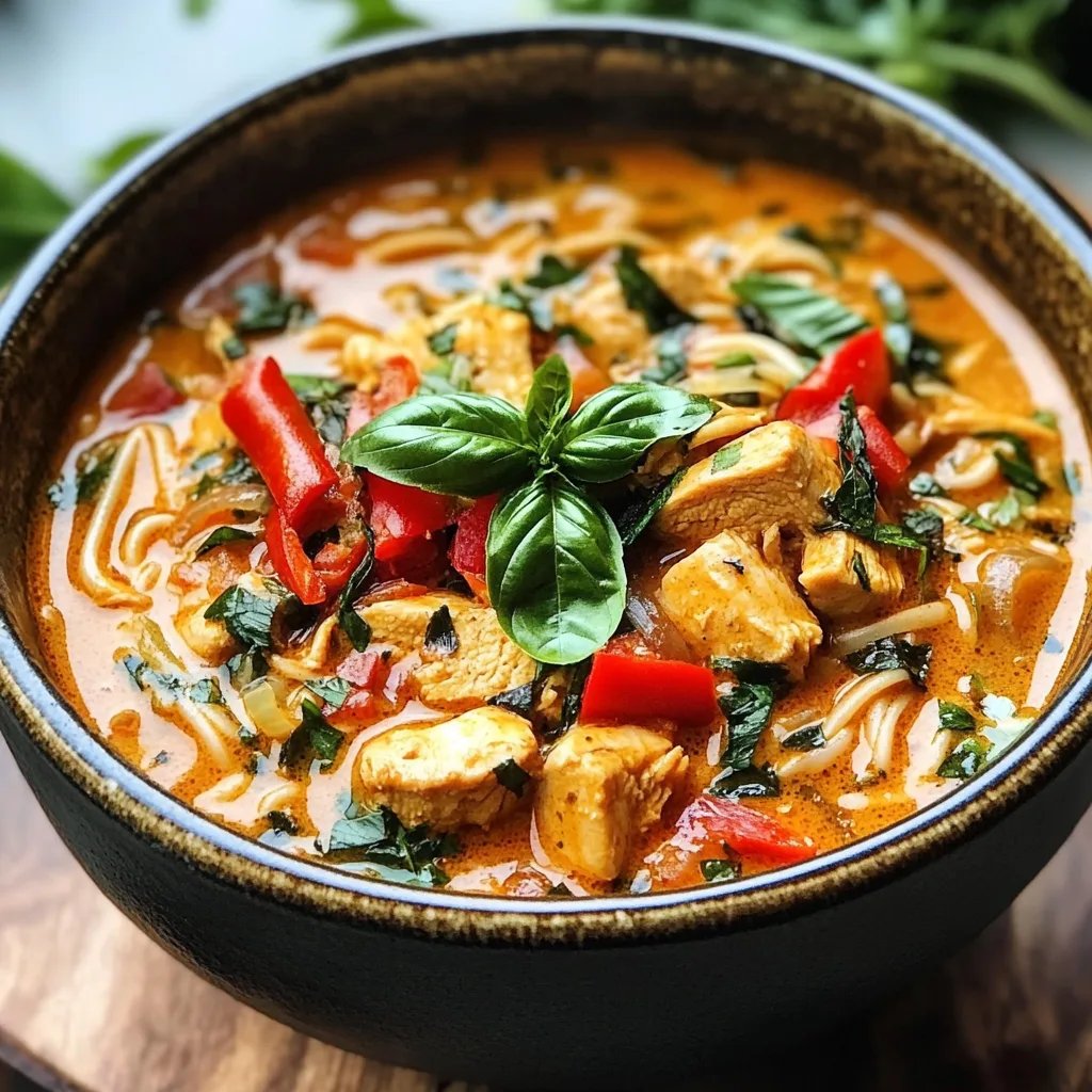 Thai Curry Chicken Noodle Soup: An Incredible 5-Step Recipe