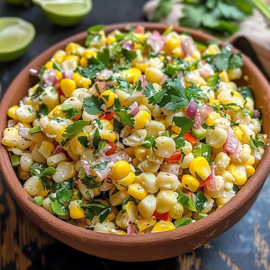 Vibrant Mexican Street Corn Salad