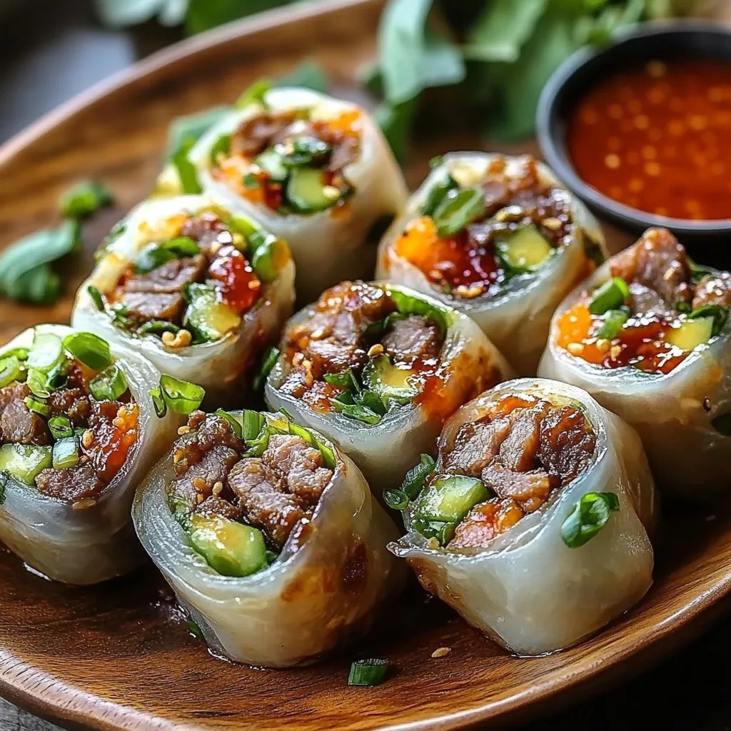 Thai Basil Beef Rolls: An Incredible Ultimate Recipe for You