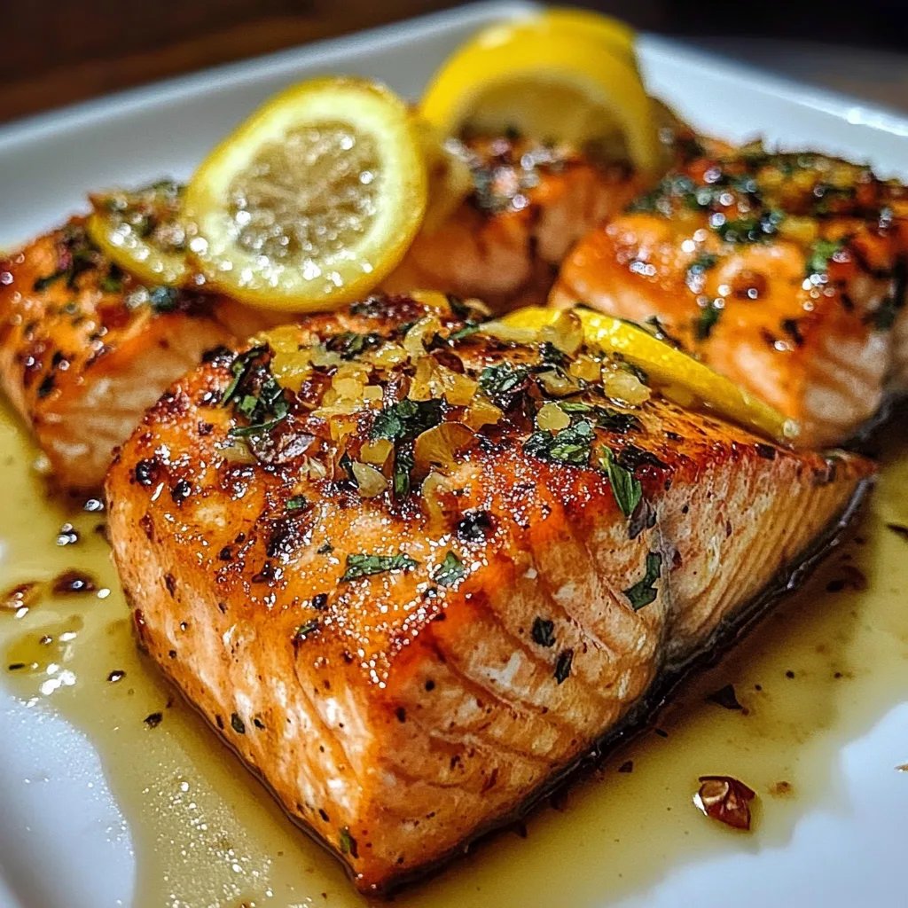 Garlic Butter Lemon Salmon