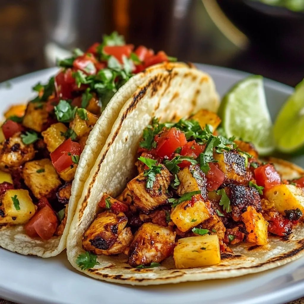 Pineapple Chicken Tacos: An Amazing Ultimate Recipe for 4