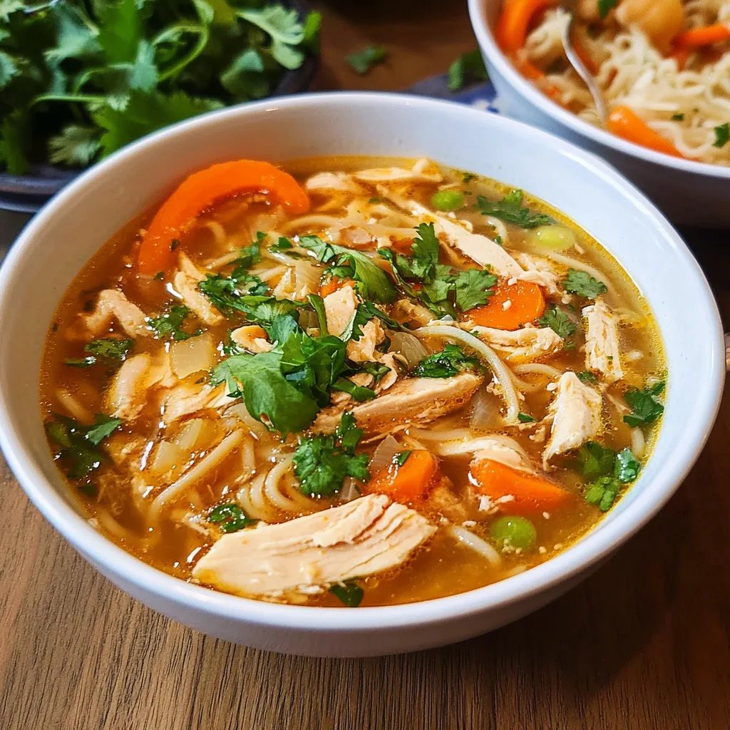 Spicy Chicken Noodle Soup