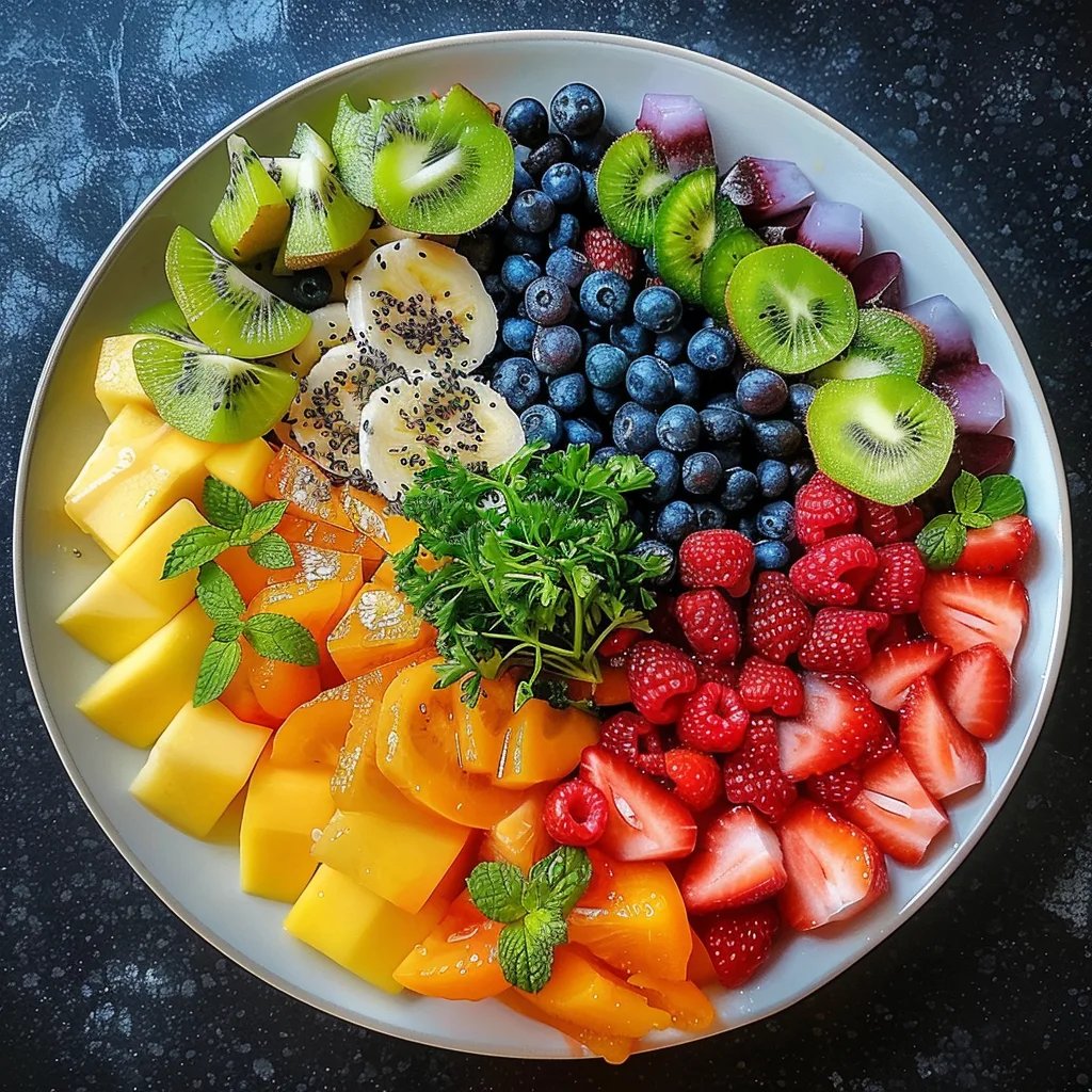 Fruit Flag and Eagle Platter