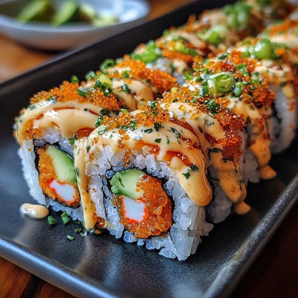 Spicy Volcano Roll