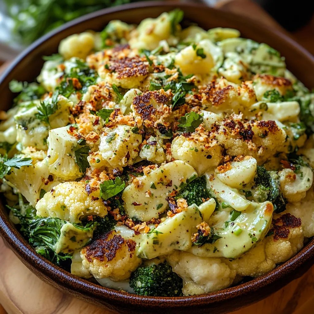 Roasted Cauliflower Green Goddess Salad: An Amazing Ultimate Recipe