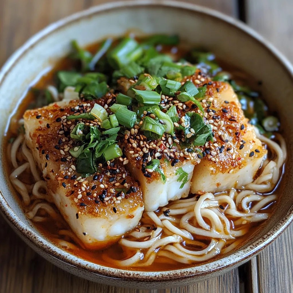 Sesame-Crusted Cod Fish w/ Ginger Noodles: An Incredible Ultimate Recipe